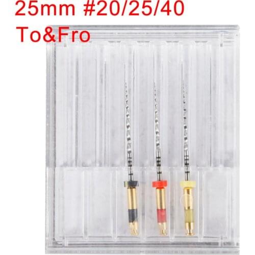 1 pack Mixed Dental Endodontic Reciprocating Files TF3 25 mm Assorted No.20/25/40 newly