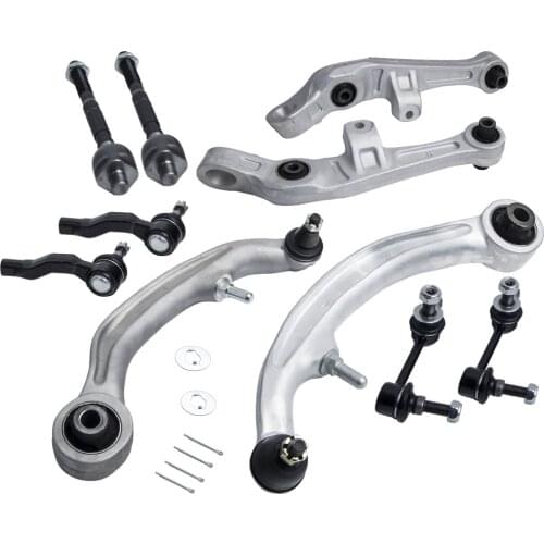 10 Pcs Front Lower Control Arm w/Stabilizer Sway Link for Nissan G35 350Z 03-09 5071700 CB30060, RK641595 RK641594 Suspension