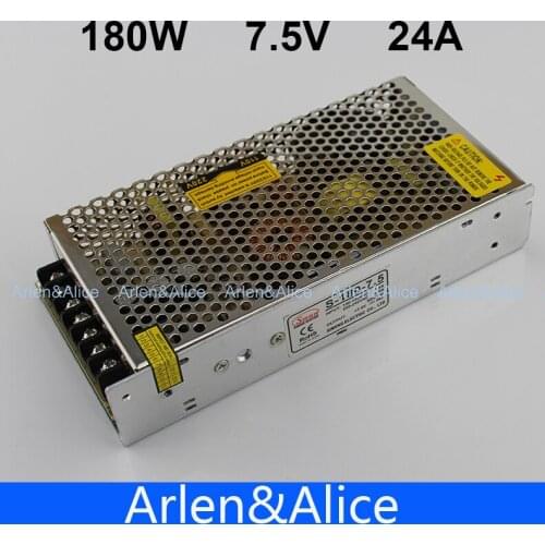 180W 7.5V 24A Single Output Switching power supply for LED Strip light AC to DC