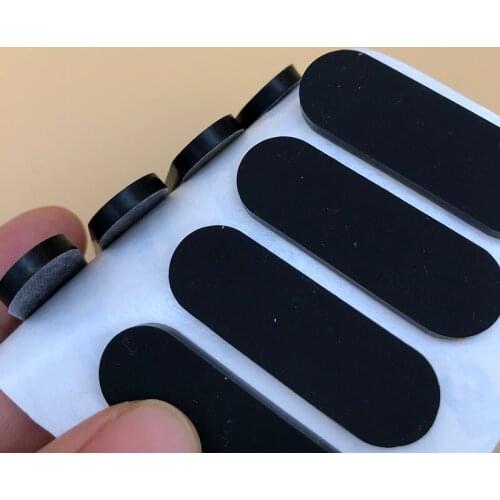 3mmSilicone Rubber Feet Pad 3M Self Sticky Rubber Sheet Anti Slip Mat High Temperature Silicona Plate Electronic Appliance Cover