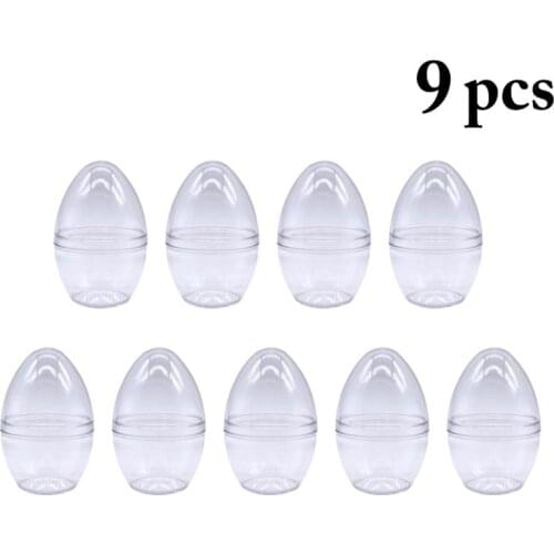 9PCS Kapmore Beauty Sponge Case Egg Shaped Blending Sponge Case Makeup Sponge Case Clear Makeup Sponge Box