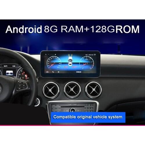 10.25" android 9.0 car gps for Benz C class W205 GLC class X253 2015 2016 NTG 5.0 5.1 audio stereo bluetooth wifi RDS