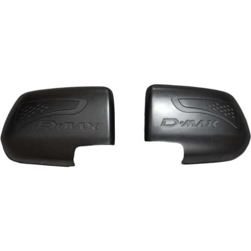 Roxform Mirror Cover With Logo Black Car Exterior Accessories Tuning For Isuzu D-Max 2012 2013 2014 2015 2016 2017