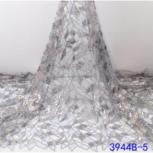 Black African Lace Fabric High Quality 3d Lace Fabric French Nigerian Party Dress For African Tulle Lace Fabric 5yards PGC1816B