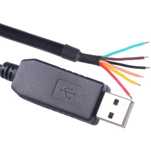 USB to UART Cable Supports +3.3V 5V Interface Signals Serial Adapter Cable Compatible TTL-232R-3V3-WE TTL-232R-5V-WE