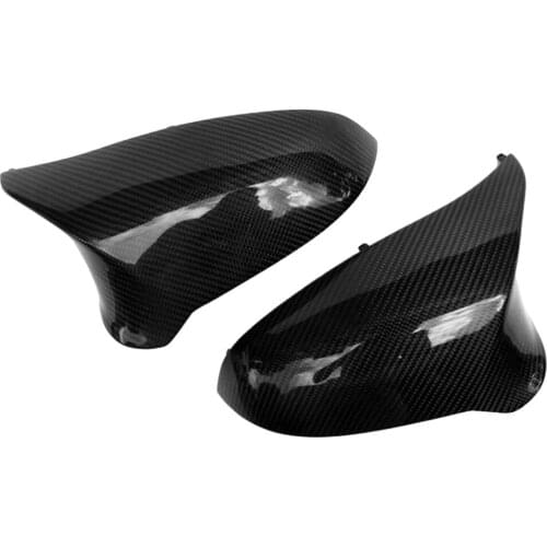 2x Carbon Fiber Rearview Mirror Covers Left Right For BMW M2 M3 F80 M4 F83