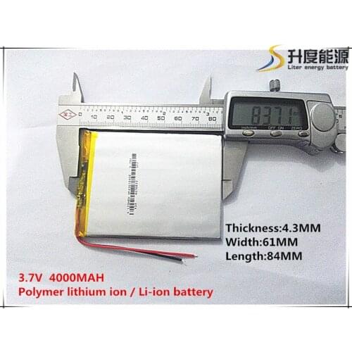 436184 3.7V 4000mah Lithium polymer Battery with Protection Board For VX787 VX530 VX540T VX585 Free Shipping