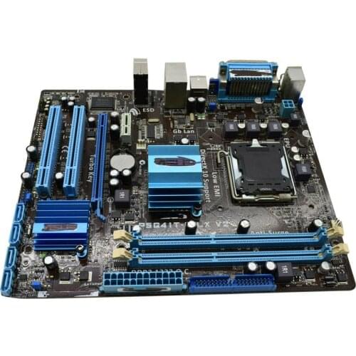 ASUS P5G41T-M LX V2 Motherboard DDR3 8GB G41 P5G41T-M Computador VGA Mainboard Desktop Usado p5G41T PCI-E LX X16 V2 Z4L1