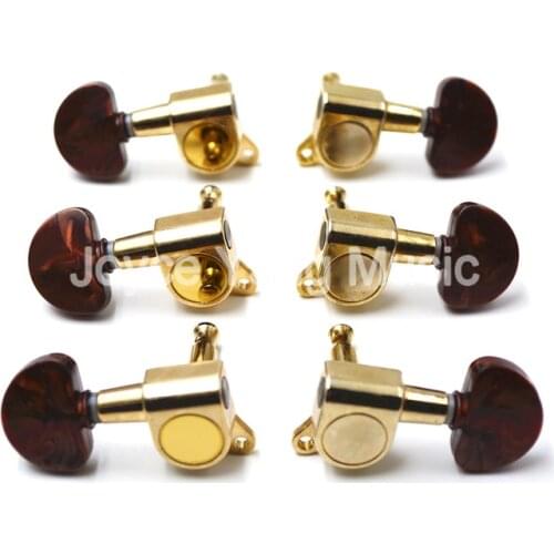 Niko Gold Acrylic Semicircle Acoustic Guitar Tuning Pegs Tuners Machine Head 3L+3R Free Shipping Wholesales