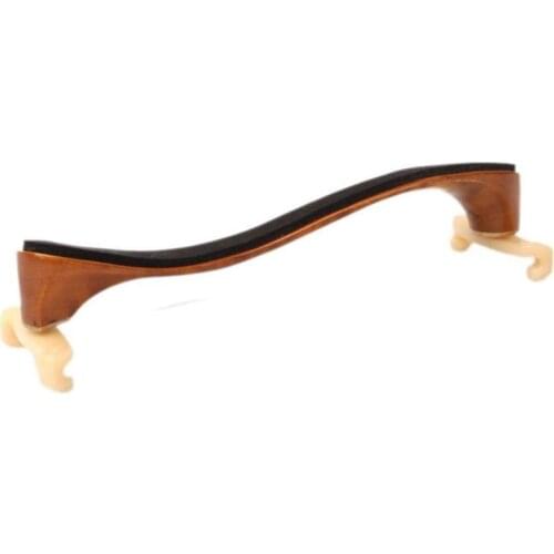 Maple Wood Violin Shoulder Rest Support for 3/4 4/4 Full Size Violin Accessories Violin Fiddle with Cleaning Cloth Drop Ship