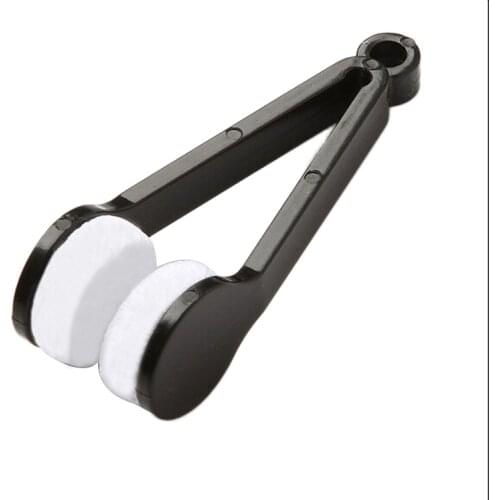 5 Colors Mini Microfiber Two-side Sunglasses Brush Eyeglass Cleaner Brush Spectacles Rub Cleaner Glasses Clean Tool Brush