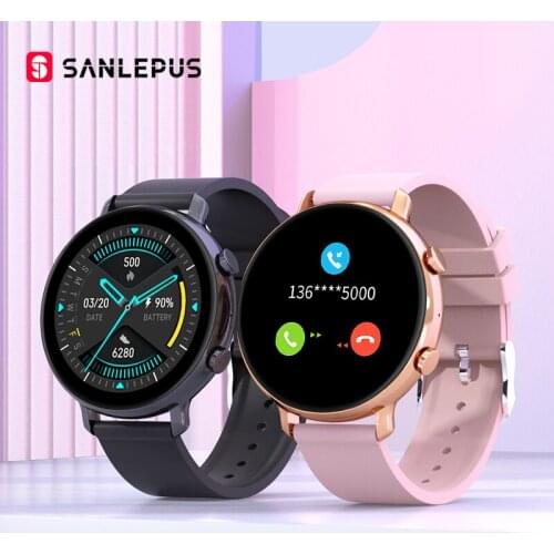 SANLEPUS Dial Calls Smart Watch 2021 New PPG+ECG Men Women Waterproof Smartwatch Heart Rate Monitor For Samsung Android iOS