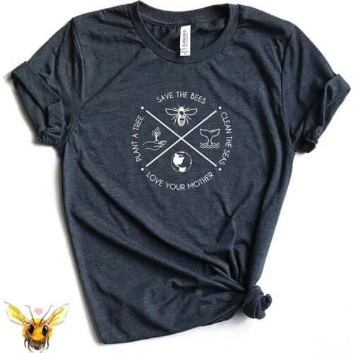 Save The Bees, Plant More Trees, Clean The Seas, Vegan Gift, Earth Day Shirt Hunter X Hunter Anime Shirt