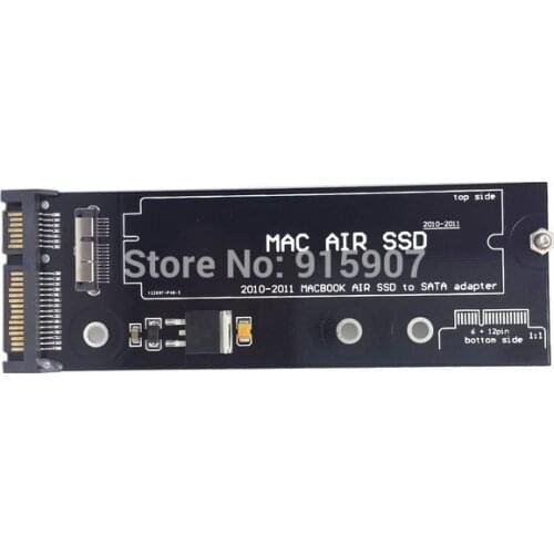 Xiwai CY 12+6pin SSD HDD to SATA 22Pin Hard Disk Cartridge Drive PCBA for 2010 2011 Mac book Air A1369 A1370 SSD