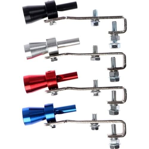 1PC Universal Car Size S 18mm Turbo Sound Whistle Muffler Exhaust Pipe Auto Blow-off Valve Simulator for All Cars Accessories