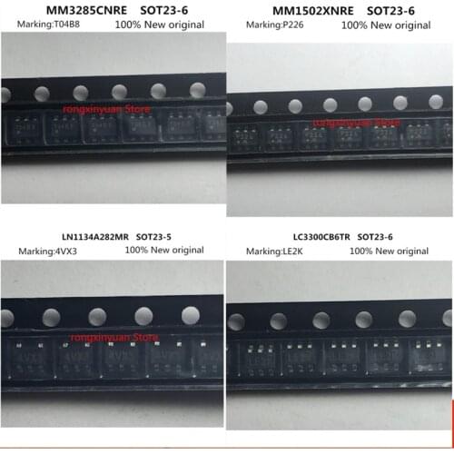 10 pcs/lot MM3285CNRE MM3285 MM1502XNRE MM1502 LN1134A282MR-G LN1134A282MR LN1134A282 LC3300CB6TR LC3300CB6 LC3300 New original