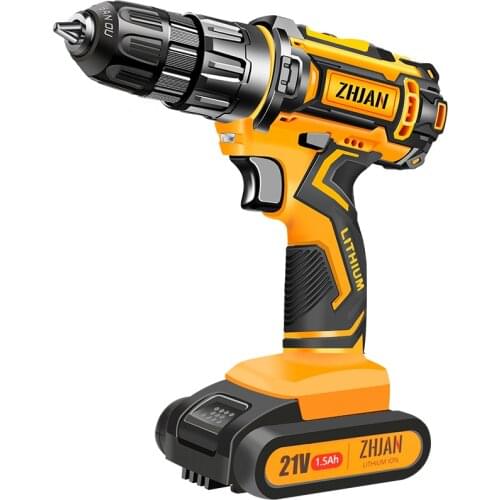 12V/21V Professional Li-Ion Cordless Compact Drill Driver Set and Impact Driver Set Power Tool Including Box