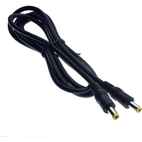 12V Universal DC Power Plug 5.5 x 2.5mm Male to Male Adapter Extension Power Supply Cable For LED CCTV Camera Laptop