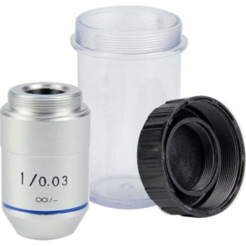 Microscope Accessories 195 Universal 2X Infinity Objective Lens for Biological Microscope