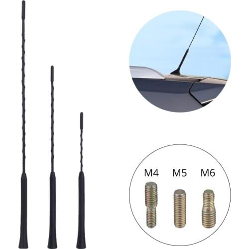 3 Screws Car Universal Antenna Covering Multiple Models 9 "11" 16" Car Auto Radio Antenna Car Mast Whip for BMW MazdaToyota Golf