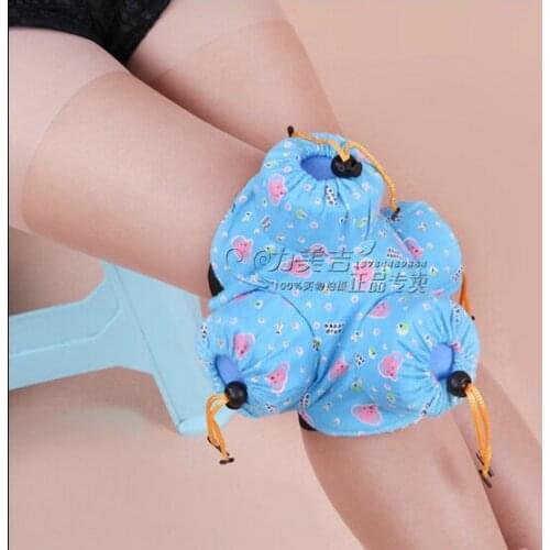 Free shipping Quality cotton 100% stainless steel portable moxibustion thermostat Arthritis Zusanli moxibustion + moxa box 4pcs