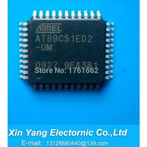 Free shipping NEW ORIGINAL AT89C51ED2-RLTUM AT89C51ED2-UM AT89C51ED2 QFP
