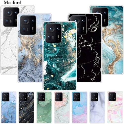 For Xiaomi Mix 4 Case Luxury Silicone TPU Soft Cover Phone Case For Xiaomi Mix2S Mix 3 Marble Shockproof Protective Bumper Coque