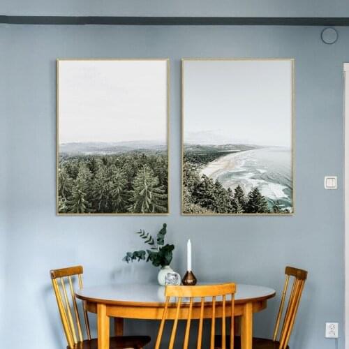 Nordic Decoration Motivational Poster and Prints Life Quote Sea Landscape Wall Art Canvas Painting Decorative Picture Home Decor