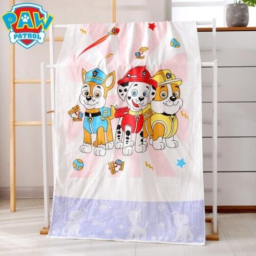 Paw Patrol Anime Children Microfiber Towel Pure Cotton Bath Towel Girl Boy Home Bathroom Soft Absorbent Washing Bath Household