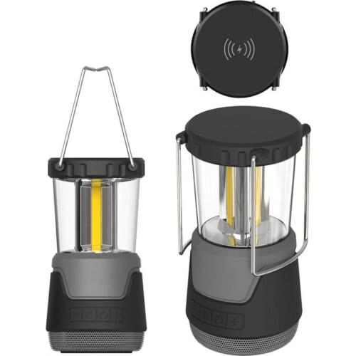 Camping Lantern Wireless Charger Portable ABS Multifunction LED Hiking Lamp for Fishing