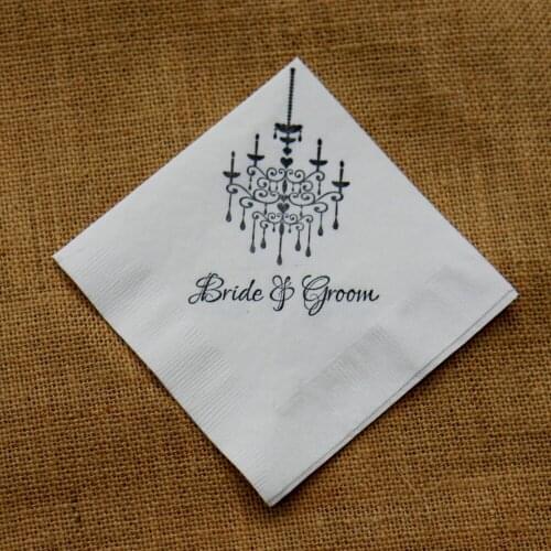 Custom Baby shower Baptism bride/Groom Wedding Napkins Bestman Engagement Party Custom bridesmaid Time and date ,Friendship
