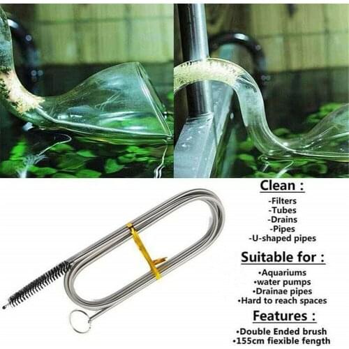 Refrigerator Water Dredge Tool Long Flexible Scrub Brush Refrigerator Coil Cleaner for Home Kitchen Drain Pipe Accessories