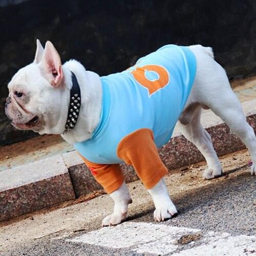 Fashion Dog Hoodie French Bulldog Pet Clothes For Small Medium Dogs Costume Cotton Pet Shirt Pug Dog Clothes S-3XL Pet Clothing