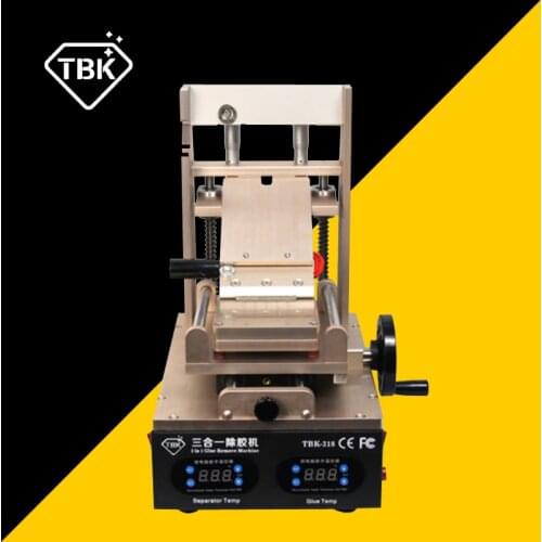 NEW TBK-318 3 in 1 Vacuum LCD Screen Separator + Preheater +OCA Glue Polarizer RemoverMobile Phone LCD Screen Refurbish Machine