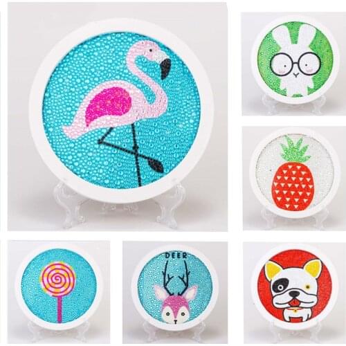 2020 New Diamond Painting Diy Mosaic Childrens Handicraft Set Education Creative Handmade Toy Girl New Year Christmas Toy Gift