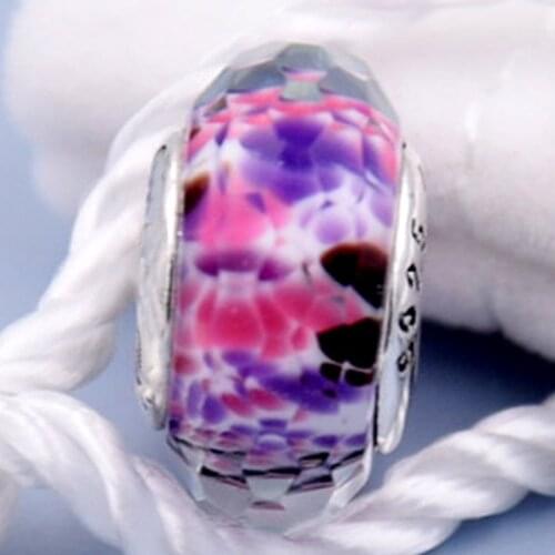Original Shoreline Sea Lampwork Murano Glass Beads Fit 925 Sterling Silver Bead Charm Bracelet Bangle DIY Jewelry