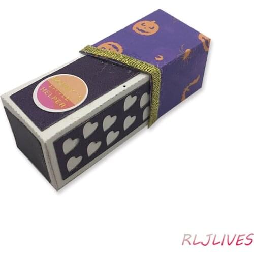 Gift Box Metal Cutting Dies DIY Scrapbooking Card Stencil Paper Craft Handmade Album Handbook Decoration