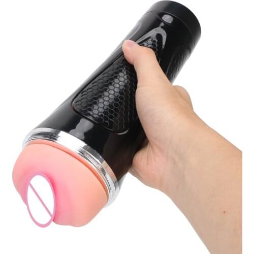 Sexy Honeycomb Cup Penis Pump Glans Sucking Male Masturbator Artificial Vagina Real Pussy Sex Toys For Men Cock Massager Erotic