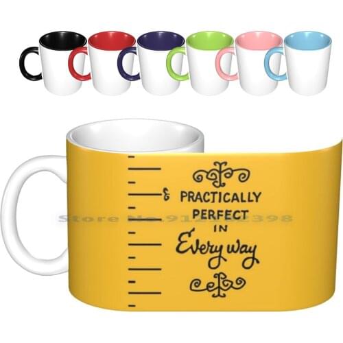 Practically Perfect Ceramic Mugs Coffee Cups Milk Tea Mug Practically Perfect Practically Perfect In Every Way Julie Andrews