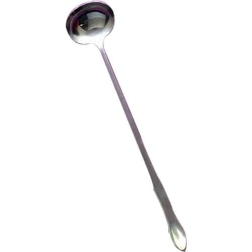 Durable Stirring Spoon Stainless Steel Long Handle Mixing Spoon Cocktail Shaker Spoon Ice Cream Tool Kitchen Accessories