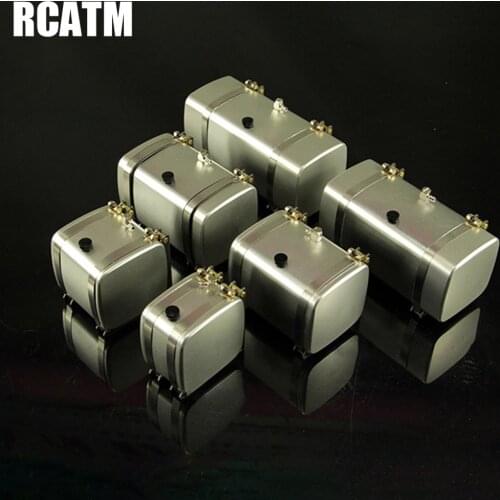RC Model CNC Metal Hydraulic Oil Storage Tank For 1/14 Tamiya RC Tipper Truck Dump AROCS 3348 56361 Hino Scania 620 LESU DIY