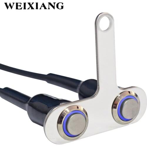 LED Motorcycle Switch ON-OFF Headlight Fog Light Horn Start Kill Handlebar Adjustable Mount Waterproof Switches Button DC12V