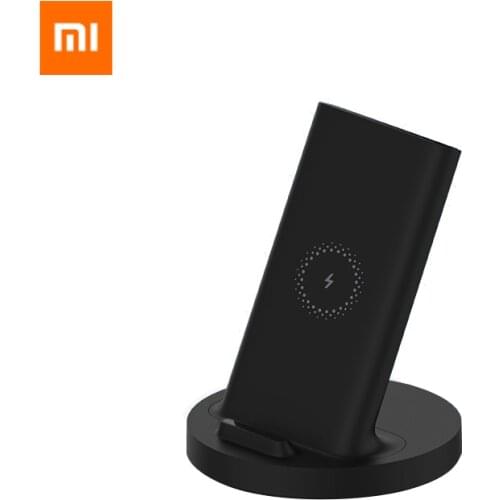 Xiaomi Vertical Wireless Charger 20W Max with Flash Charging Qi Compatible Multiple Safe Stand Horizontal for Xiaomi Smartphone