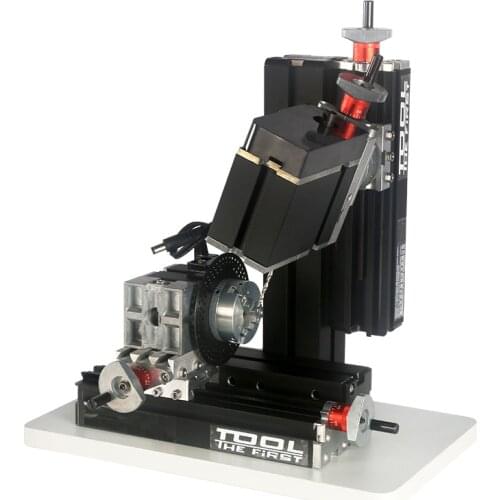 High Power Metal Indexing Milling Machine DIY Six Axis Drilling and Milling Machine 12000rpm 60W