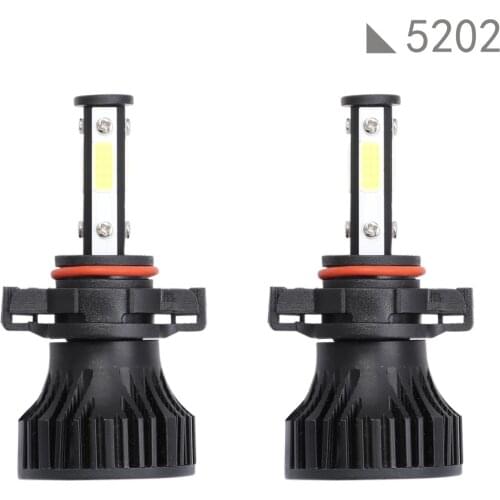 X15 Black Car Lights H4 H7 H8/9/11 H13 5202 9003 9004 9005/9006 9012 9007 Auto Headlamp 26W 8000LM 6000K Car LED Headlight Bulb