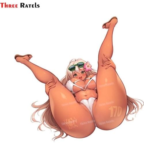 Three Ratels A38 Funny Acrobatic For Sunny Last Origin Decal Occlusion Scratch DIY Vinyl Material Decor Scratch Proof Sticker