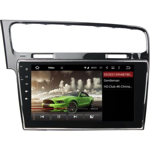 10.1" 6 Core Android 9.0 Car Stereo For VW Golf 7 2013-2015 Car Multimedia Player PX6 Canbus Car Radio 1 Din Audio DSP GPS