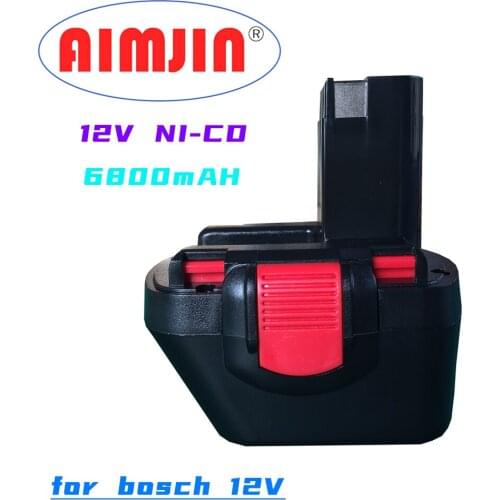 2021 Original for Bosch 12V 6.8Ah PSR Rechargeable Battery GSR 12V AHS GSB GSR VE-2 BAT043 BAT045 BAT046 BAT049 BAT120 BAT139