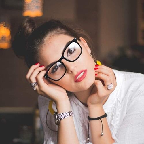 2020 Unisex Stylish Nerd Non-prescription Glasses Women Clear Lens Eyeglasses Optical Frames Fake Glasses Men