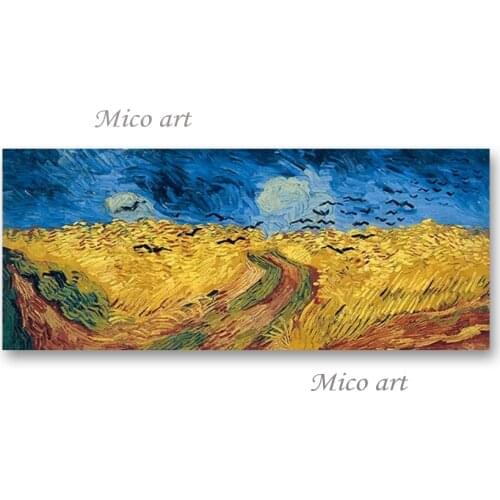 Modern Home Wall Decor Abstract Van Gogh Oil Painting Reproduction Canvas Wall Picture Art Free Shipping Texture Abstract Art